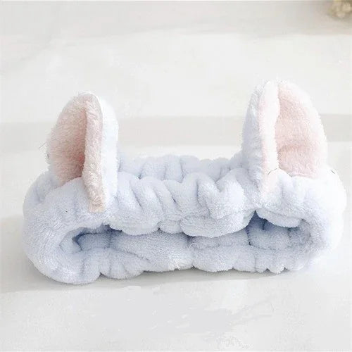 Niedliche elastische Katzenohren-Haarbänder für Damen und Mädchen – Make-up-Haarband zum Gesichtwaschen, Haarschmuck, Gesichtsmaske, Haarband, Haaraccessoire