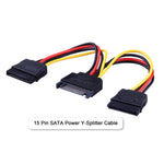 2,5 Zoll zu 3,5 Zoll Externes HDD SSD Metall Montagekit Adapterhalter mit SATA Daten- und Stromkabeln und Schrauben