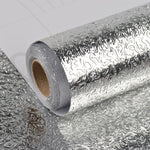 Küchenwand Herd Aluminiumfolie Ölfest Aufkleber Antifouling Hochtemperatur Selbstklebend Zuschneidbare Tapete Wandaufkleber, 40cmx5m, 40cmx5m Zuschneidbare Tapete, 60cmx5m, 60cmx5m Zuschneidbare Tapete