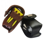 Tragbare Golfballhalter Hüfttasche Leder Cooler Golftee-Beutel Sportzubehör, Golfballhalter Schwarz, Golfballhalter Braun