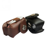 Tragbare Golfballhalter Hüfttasche Leder Cooler Golftee-Beutel Sportzubehör, Golfballhalter Schwarz, Golfballhalter Braun
