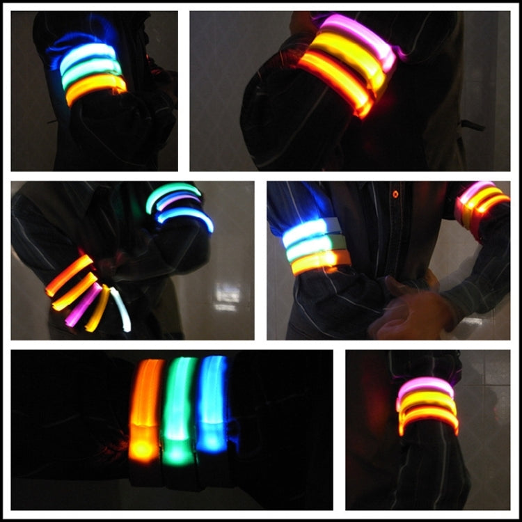 Nylon Nacht Sport LED Licht Armband Lichtarmband, Batterieversion Blau, USB-Ladeversion Blau, Batterieversion Weiß, USB-Ladeversion Weiß, Batterieversion Rot, USB-Ladeversion Rot, Batterieversion Grün, USB-Ladeversion Grün