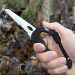 External Multi-function Carabiner D-type Hanging Keychain, D-type Carabiner