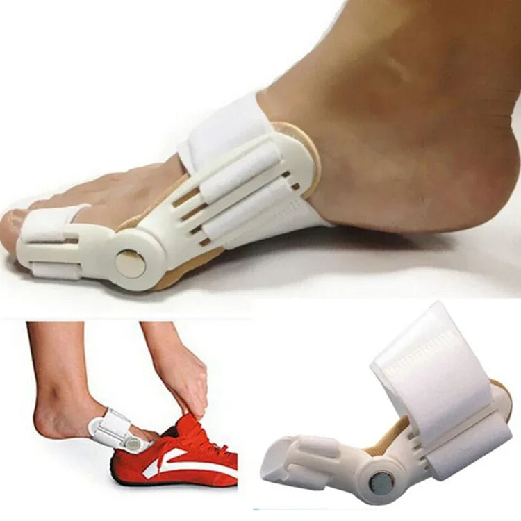 Ballenzehenschiene, Großzehenkorrektur, Fußschmerzlinderung, Hallux-valgus-Korrektur, orthopädische Hilfsmittel, Weiß