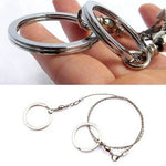 Tragbare Edelstahl-Drahtsäge für Outdoor Survival Selbstverteidigung Kettensägen Handsäge Fret-Werkzeug, Handsäge (Silber)