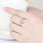 Damen Kristall Niedliche Katzenpfote Offener Verstellbarer Ring Schmuck