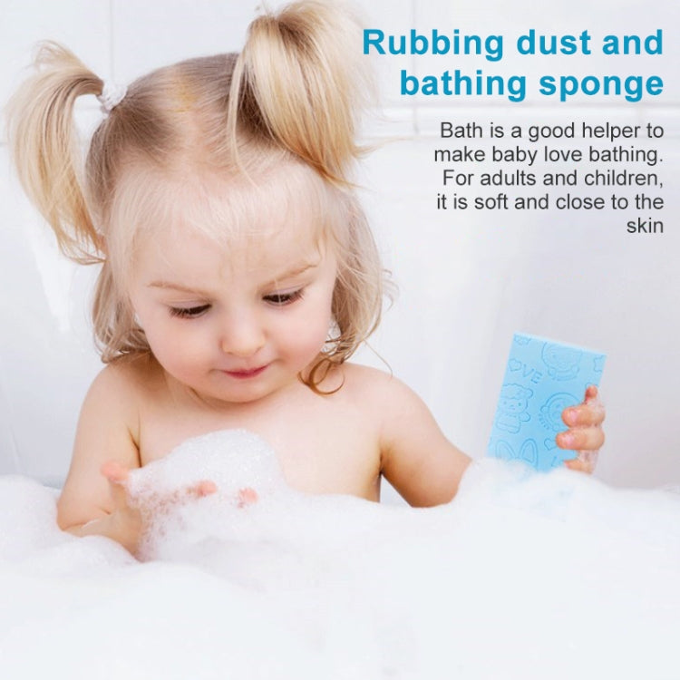 Babyparty Spa Bad Quadratischer Schwamm Körperreinigung Peeling