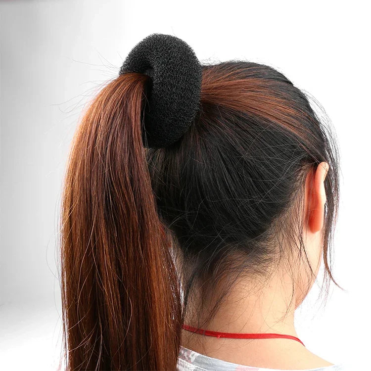 3 PCS Elegant Women Ladies Donut Hair Ring