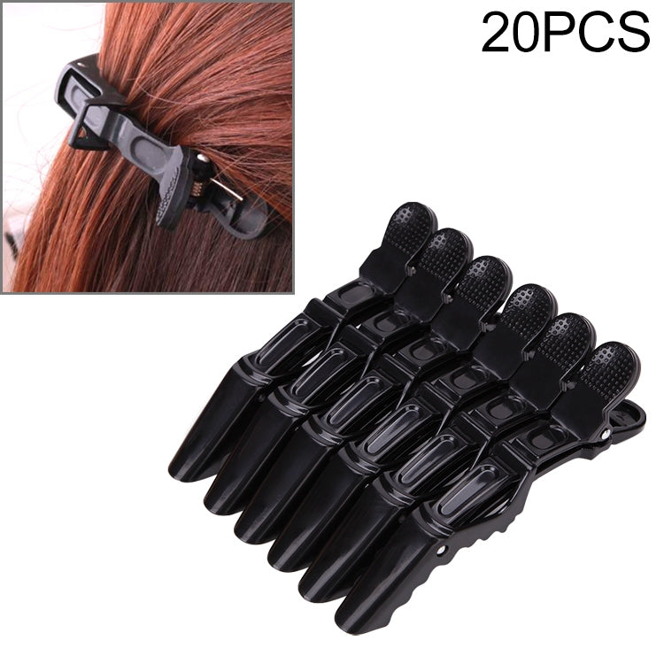 20 Stück professionelle Haarspangen in Krokodilform, Kunststoff-Haarnadeln, Haarklammern mit Schleife, Haarband-Styling-Werkzeuge für Mädchen