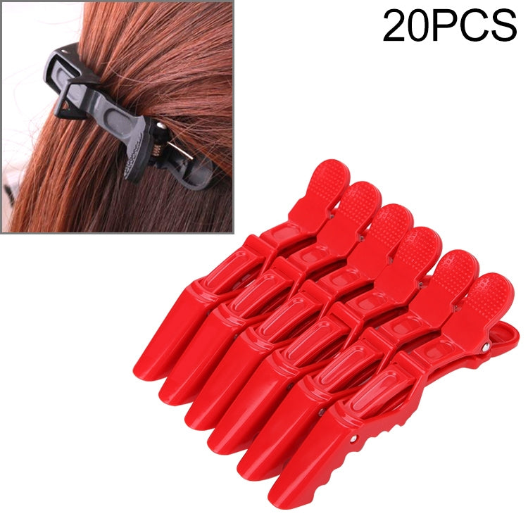20 Stück professionelle Haarspangen in Krokodilform, Kunststoff-Haarnadeln, Haarklammern mit Schleife, Haarband-Styling-Werkzeuge für Mädchen