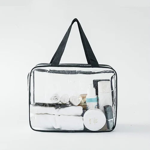 Transparente PVC-Taschen, Reiseorganizer, durchsichtige Kosmetiktasche, Waschbeutel