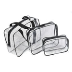 Transparente PVC-Taschen, Reiseorganizer, durchsichtige Kosmetiktasche, Waschbeutel