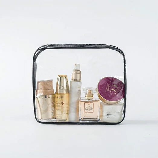 Transparente PVC-Taschen, Reiseorganizer, durchsichtige Kosmetiktasche, Waschbeutel