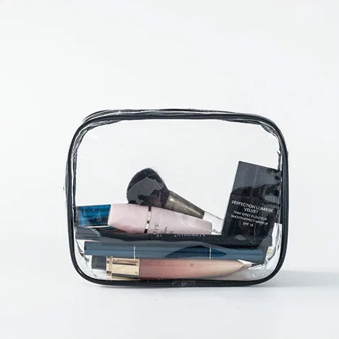 Transparente PVC-Taschen, Reiseorganizer, durchsichtige Kosmetiktasche, Waschbeutel