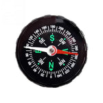 10 Stück Tragbarer Mini-Präzisionskompass Praktischer Wegweiser für Camping Wandern Nordnavigation Überleben Knopfdesign Kompass, 45mm