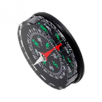 10 Stück Tragbarer Mini-Präzisionskompass Praktischer Wegweiser für Camping Wandern Nordnavigation Überleben Knopfdesign Kompass, 45mm