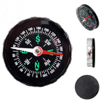 10 Stück Tragbarer Mini-Präzisionskompass Praktischer Wegweiser für Camping Wandern Nordnavigation Überleben Knopfdesign Kompass, 45mm