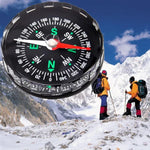 10 Stück Tragbarer Mini-Präzisionskompass Praktischer Wegweiser für Camping Wandern Nordnavigation Überleben Knopfdesign Kompass, 45mm