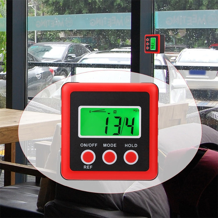 3-Tasten-Mini-Präzisions-Magnet-Digital-Neigungsmesser / Neigungsmesser / Inklinometer