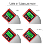 3-Tasten-Mini-Präzisions-Magnet-Digital-Neigungsmesser / Neigungsmesser / Inklinometer