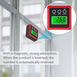 3-Tasten-Mini-Präzisions-Magnet-Digital-Neigungsmesser / Neigungsmesser / Inklinometer