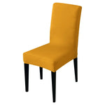 Moderner, einfarbiger Stuhlbezug, Spandex, Stretch, elastisch, für Hochzeitsbankette, Stuhlhussen, Esszimmer-Sitzbezug, ländlicher Hotelbezug, Universalgröße