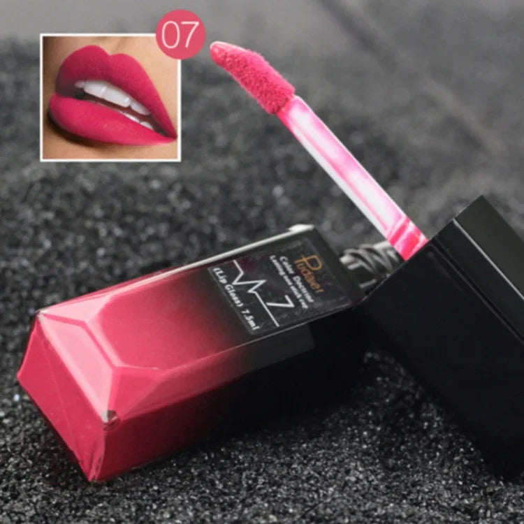 Wasserfester Lipgloss, matter Lippenstift, Kosmetik, Make-up, Nude, 1#, 2#, 3#, 4#, 5#, 6#, 7#, 8#, 9#, 10#, 11#, 12#, 13#, 14#, 15#, 16#, 17#, 18#, 19#, 20#, 21#
