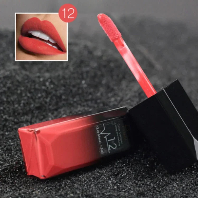 Wasserfester Lipgloss, matter Lippenstift, Kosmetik, Make-up, Nude, 1#, 2#, 3#, 4#, 5#, 6#, 7#, 8#, 9#, 10#, 11#, 12#, 13#, 14#, 15#, 16#, 17#, 18#, 19#, 20#, 21#