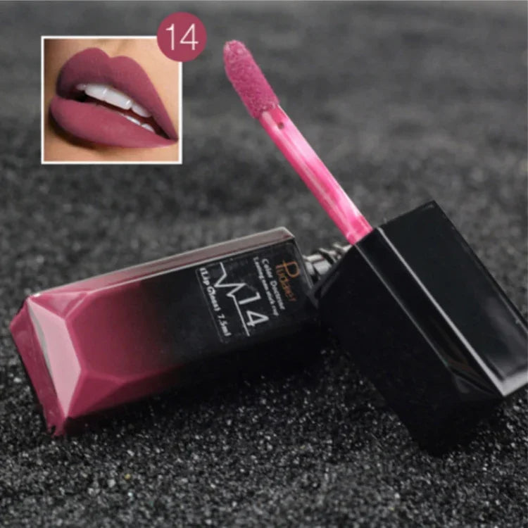 Wasserfester Lipgloss, matter Lippenstift, Kosmetik, Make-up, Nude, 1#, 2#, 3#, 4#, 5#, 6#, 7#, 8#, 9#, 10#, 11#, 12#, 13#, 14#, 15#, 16#, 17#, 18#, 19#, 20#, 21#