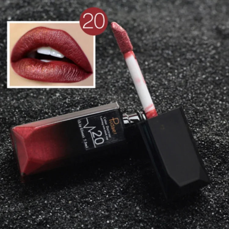 Wasserfester Lipgloss, matter Lippenstift, Kosmetik, Make-up, Nude, 1#, 2#, 3#, 4#, 5#, 6#, 7#, 8#, 9#, 10#, 11#, 12#, 13#, 14#, 15#, 16#, 17#, 18#, 19#, 20#, 21#