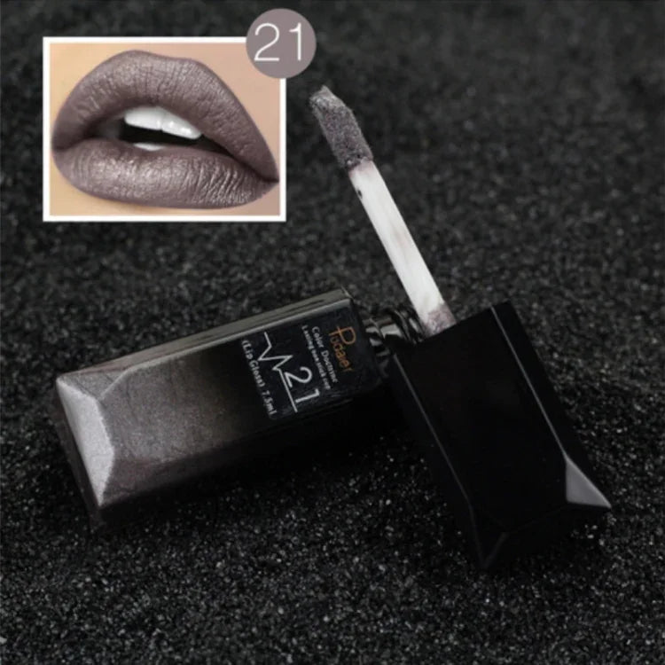 Wasserfester Lipgloss, matter Lippenstift, Kosmetik, Make-up, Nude, 1#, 2#, 3#, 4#, 5#, 6#, 7#, 8#, 9#, 10#, 11#, 12#, 13#, 14#, 15#, 16#, 17#, 18#, 19#, 20#, 21#