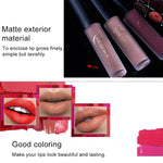 Lipgloss, matt, flüssig, wasserfest, langanhaltend, feuchtigkeitsspendend, Lippen-Make-up, Kosmetik, 01, 02, 03, 04, 05, 06, 07, 08, 09, 10, 11, 12, 13, 14, 15, 16, 17, 19, 20, 21, 22, 23, 24
