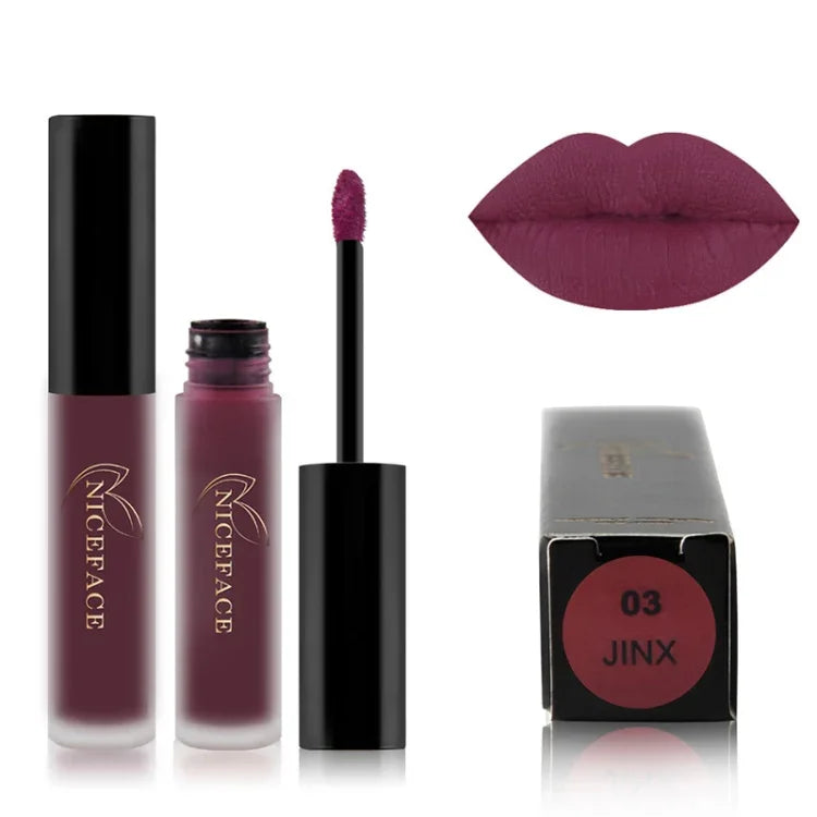 Lipgloss, matt, flüssig, wasserfest, langanhaltend, feuchtigkeitsspendend, Lippen-Make-up, Kosmetik, 01, 02, 03, 04, 05, 06, 07, 08, 09, 10, 11, 12, 13, 14, 15, 16, 17, 19, 20, 21, 22, 23, 24
