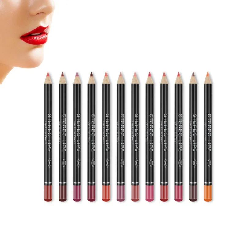 Sexy Matte Lip Stick Lipliner Lipliner Pencil Matt Nude Lipsliner Pen Set Beauty Makeup Tool Cosmetic