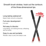 Sexy Matte Lip Stick Lipliner Lipliner Pencil Matt Nude Lipsliner Pen Set Beauty Makeup Tool Cosmetic