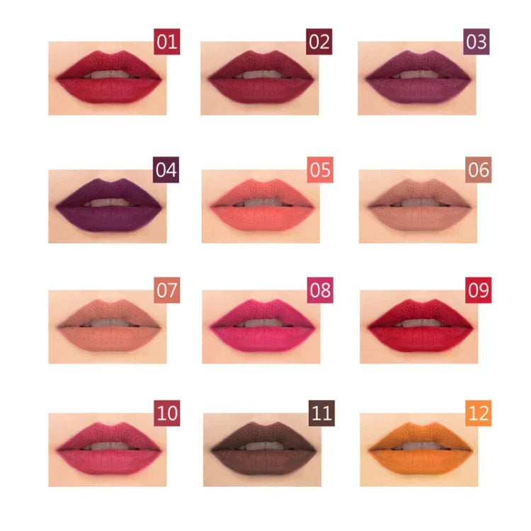Sexy Matte Lip Stick Lipliner Lipliner Pencil Matt Nude Lipsliner Pen Set Beauty Makeup Tool Cosmetic