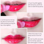 2 Stück leicht abziehbarer, langanhaltender Lipgloss, wasserfest, matt, Lippenstift für Damen, Kosmetik, Wassermelonenrot, Pfirsichfarben, Sexy Rot, Rosenrosa, Kirschrot, Süßes Orange