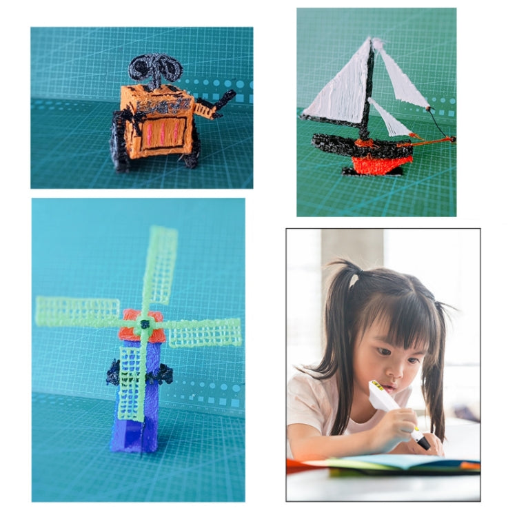 3D-Druckstift Kinderspielzeug Kunst-Doodle-Stift, USB, USB+EU-Stecker, USB+AU-Stecker, USB+US-Stecker, USB+UK-Stecker