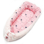 Baby Nest Bed Crib Portable Removable and Washable Crib Travel Bed Cotton Cradle for Children Infant Kids