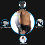 1 Paar Coole Herren Radfahren Lauf UV-Sonnenschutz Manschetten Schutzhülle Armsleeve Fahrrad Sport Armwärmer Ärmel, L, M, XL, XXL