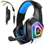 V1 3,5mm RGB Farbige Leuchtende Kabelgesteuertes Gaming Headset, Kabellänge: 2,2m