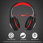 V1 3,5mm RGB Farbige Leuchtende Kabelgesteuertes Gaming Headset, Kabellänge: 2,2m