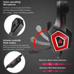 V1 3,5mm RGB Farbige Leuchtende Kabelgesteuertes Gaming Headset, Kabellänge: 2,2m