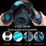 V1 3,5mm RGB Farbige Leuchtende Kabelgesteuertes Gaming Headset, Kabellänge: 2,2m