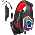 V1 3,5mm RGB Farbige Leuchtende Kabelgesteuertes Gaming Headset, Kabellänge: 2,2m