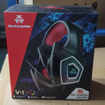 V1 3,5mm RGB Farbige Leuchtende Kabelgesteuertes Gaming Headset, Kabellänge: 2,2m