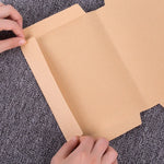 Bücherhülle aus Kraftpapier im Großformat, schützende, verdickte Kraftpapierhülle, 32K