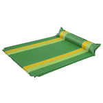 Farbabstimmung Automatisches aufblasbares Outdoor-Sport-Doppel-Camping-Luftkissen, 190x130x3.5cm Grün, 190x130x3.5cm Blau, 190x130x3.5cm Orange