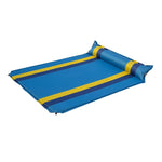Farbabstimmung Automatisches aufblasbares Outdoor-Sport-Doppel-Camping-Luftkissen, 190x130x3.5cm Grün, 190x130x3.5cm Blau, 190x130x3.5cm Orange