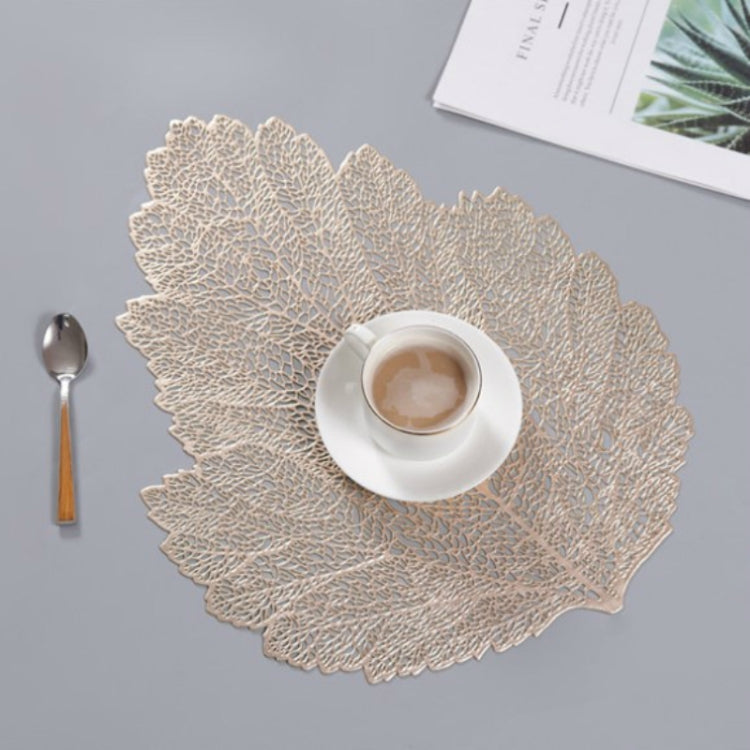 Blatt PVC Hitzebeständiges Platzset Getränkeuntersetzer, Größe: 37x47cm